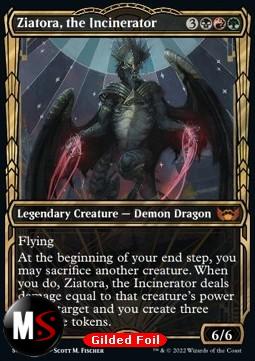 ZIATORA, L'INCENERITRICE - GILDED FOIL