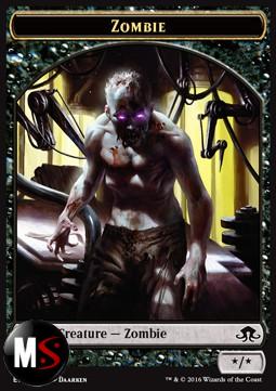 ZOMBIE TOKEN (BLACK 2/2) (VERSIONE 4)